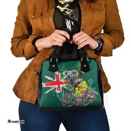 Australia Day Koala Shoulder Handbag Aussie Aussie Aussie Oi Oi Oi National Color LT9