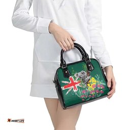 Australia Day Koala Shoulder Handbag Aussie Aussie Aussie Oi Oi Oi National Color LT9