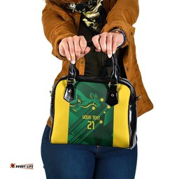 Australia Kangaroo Custom Shoulder Handbag Aussie National Color Sporty Pattern LT9