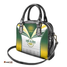 Cook Islands Rugby Shoulder Handbag Kuki's Aitu Champions LT7