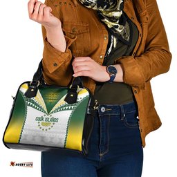 Cook Islands Rugby Shoulder Handbag Kuki's Aitu Champions LT7