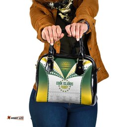 Cook Islands Rugby Shoulder Handbag Kuki's Aitu Champions LT7
