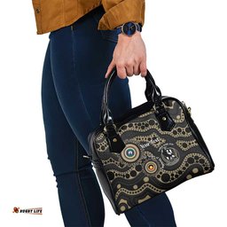 Collingwood NAIDOC Week 2026 Personalised Shoulder Handbag 50 Years of Deadly Aboriginal Art LT14