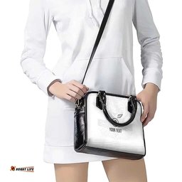 Custom New Zealand Football Shoulder Handbag The Whites-Sporty T90 Style LT03