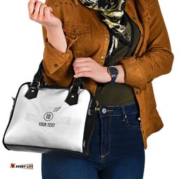 Custom New Zealand Football Shoulder Handbag The Whites-Sporty T90 Style LT03