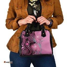 Australia Grevillea Shoulder Handbag Aussie Native Spider Flower Indigenous Art LT14