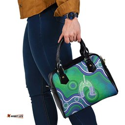 Australia Torres Strait Islanders Shoulder Handbag Dhari Aboriginal Pattern LT14