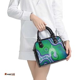 Australia Torres Strait Islanders Shoulder Handbag Dhari Aboriginal Pattern LT14