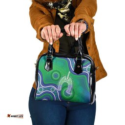 Australia Torres Strait Islanders Shoulder Handbag Dhari Aboriginal Pattern LT14
