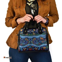 Australian Landscapes Shoulder Handbag Aboriginal Dreamtime Story LT9