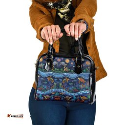 Australian Landscapes Shoulder Handbag Aboriginal Dreamtime Story LT9