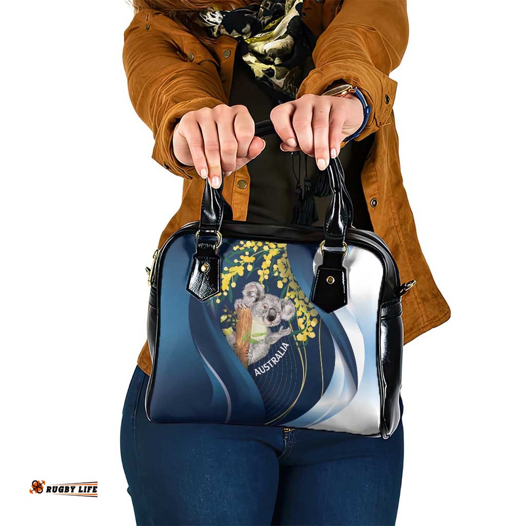 Australia Day Shoulder Handbag Koala Blue Modern Vibe LT7