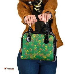 Australia Billy Buttons Shoulder Handbag Aussie Pycnosorus Kangaroo Seamless Style LT14