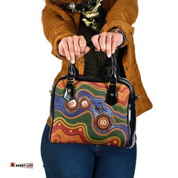 Australia NAIDOC Week 2026 Shoulder Handbag 50 Years of Deadly Dhari Snake Aboriginal Art LT14