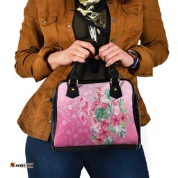 Australia Cockatoos Breast Cancer Shoulder Handbag Faith Hope Love LT05