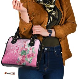 Australia Cockatoos Breast Cancer Shoulder Handbag Faith Hope Love LT05