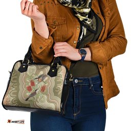 Australia Eastern Spinebill Shoulder Handbag Aussie Honeyeater Bottlebrush Indigenous Art LT14