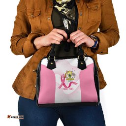 Custom Bowls Australia Breast Cancer Shoulder Handbag Pink Ribbon Curve Sporty LT14