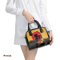 Australia Two-up Pennies ANZAC Day Shoulder Handbag Slouch Hat Last Post With Poppy LT14