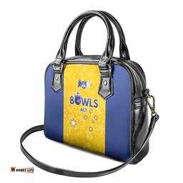Australian ACT Lawn Bowls Shoulder Handbag Aussie Minimalist Style LT9