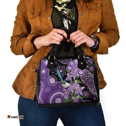 Australia Epilepsy Awareness Shoulder Handbag Purple-crowned Fairywren Boronia Aboriginal LT14