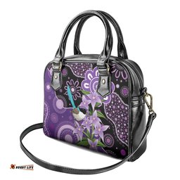 Australia Epilepsy Awareness Shoulder Handbag Purple-crowned Fairywren Boronia Aboriginal LT14