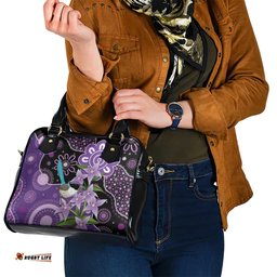 Australia Epilepsy Awareness Shoulder Handbag Purple-crowned Fairywren Boronia Aboriginal LT14