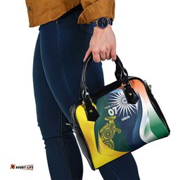 Custom India and Australia Cricket Shoulder Handbag Special Half-Half Mix LT7