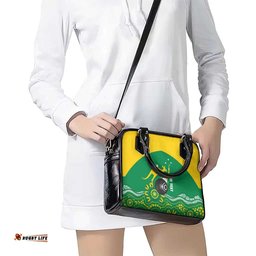 Custom Bowls Australia Shoulder Handbag Aussie Kangaroo Aboriginal Art LT14