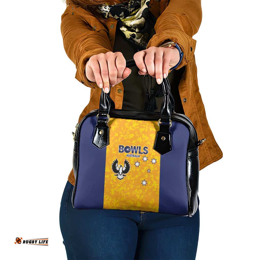 Australian South Australia Lawn Bowls Shoulder Handbag Aussie Minimalist Style LT9