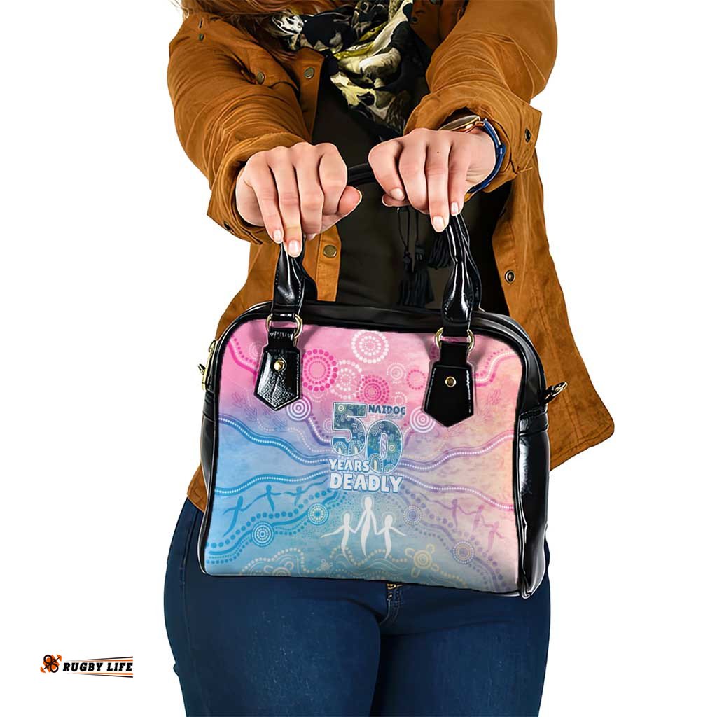 Australia NAIDOC Week 2026 50 Years Deadly Shoulder Handbag Celestial Glows LT7