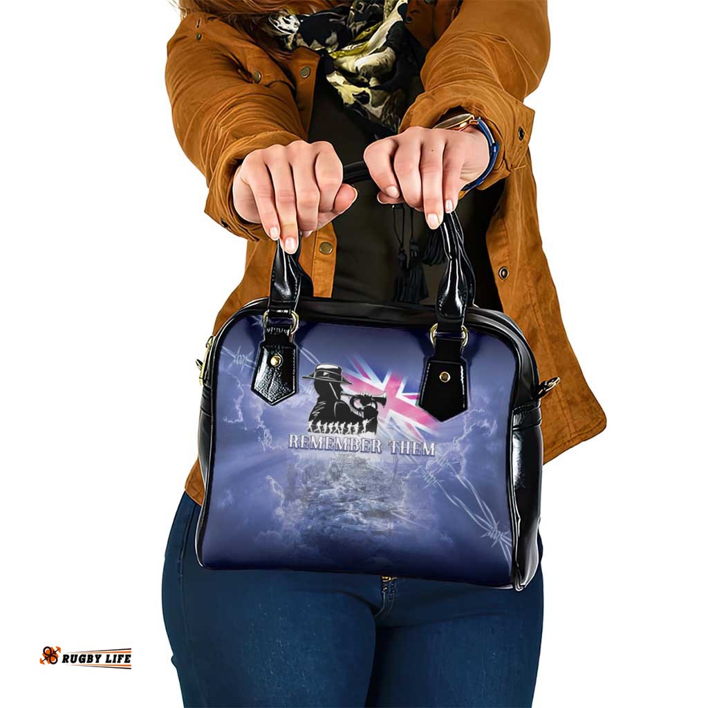 Australia ANZAC Day Shoulder Handbag Battle Of Passchendaele Remember Them LT05