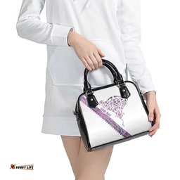 Mawhero Paua shell Kowhaiwhai Taniko Personalised Shoulder Handbag Manta Ray Shark-Turtle Maori Tribal Style LT9