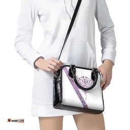 Mawhero Paua shell Kowhaiwhai Taniko Personalised Shoulder Handbag Manta Ray Shark-Turtle Maori Tribal Style LT9