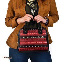New Zealand Darts Christmas Shoulder Handbag Merry Xmas Aotearoa Maori Red LT14