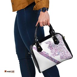 Mawhero Paua shell Kowhaiwhai Taniko Personalised Shoulder Handbag Taniwha Maori Tribal Style LT9