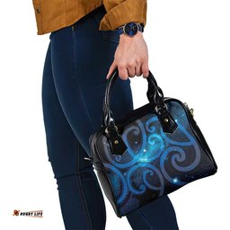 New Zealand Maori Matariki Shoulder Handbag Galaxy Kowhaiwhai LT7