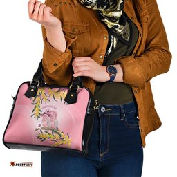 Galah Australia Day Shoulder Handbag 26th January Golden Wattle Pink Color LT14
