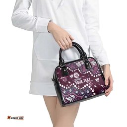 Personalized Manly Warringah Sea Eagles Shoulder Handbag Aboriginal Pattern with Graffiti Style Design TS04