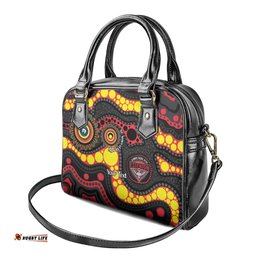 Essendon Bombers NAIDOC Week 2026 Personalised Shoulder Handbag 50 Years of Deadly Aboriginal Art LT14