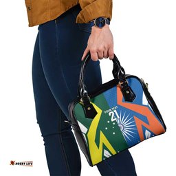 India vs Australia Custom Shoulder Handbag Blue vs Gold Cricket Heritage LT9