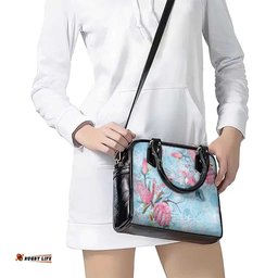 Galah Birds Australia Baby Blue & Pink Shoulder Handbag LT7