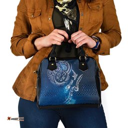 Matariki Galaxy Shoulder Handbag New Zealand Map Maori Pattern LT9
