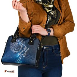 Matariki Galaxy Shoulder Handbag New Zealand Map Maori Pattern LT9