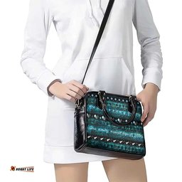 New Zealand Darts Christmas Shoulder Handbag Merry Xmas Aotearoa Maori Paua Shell LT14