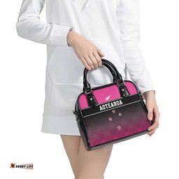 New Zealand Women Cricket Shoulder Handbag Pink Simple Style LT05