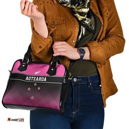 New Zealand Women Cricket Shoulder Handbag Pink Simple Style LT05