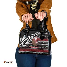 New Zealand Kiwi Santa Christmas Shoulder Handbag He Wairua Kirihimete LT9