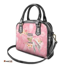 Personalised Galah Cockatoo Fighting in Pink Shoulder Handbag Australian Breast Cancer Spirit LT9