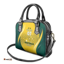 Australia Cricket Custom Indigenous Shoulder Handbag Aboriginal Arts GO Aussie LT7